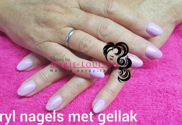 acryl met gellak